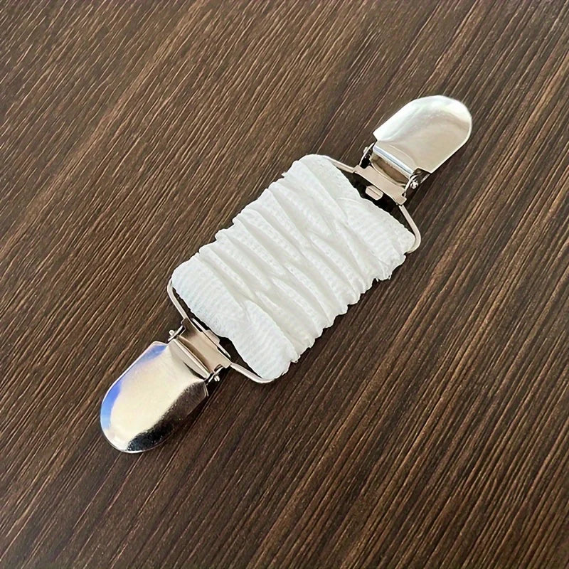 Elastic Clothes Clip Brooch Pins Sweater Shawl Cape Pins For Women Girls Clothing