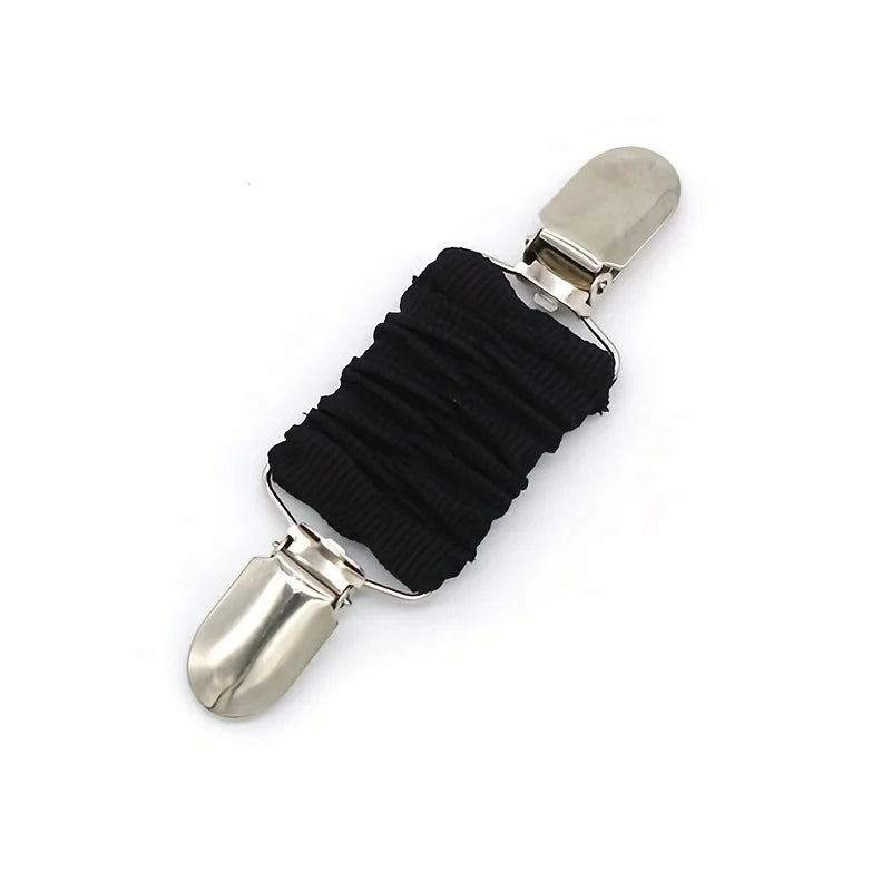 Elastic Clothes Clip Brooch Pins Sweater Shawl Cape Pins For Women Girls Clothing
