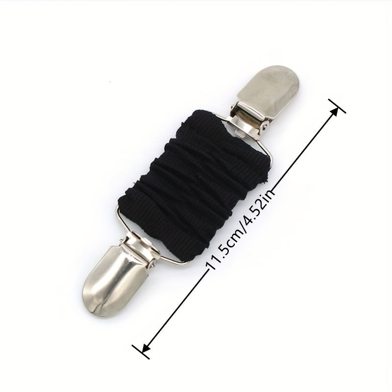 Elastic Clothes Clip Brooch Pins Sweater Shawl Cape Pins For Women Girls Clothing