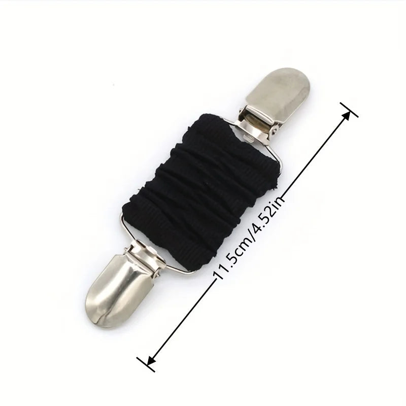 Elastic Clothes Clip Brooch Pins Sweater Shawl Cape Pins For Women Girls Clothing