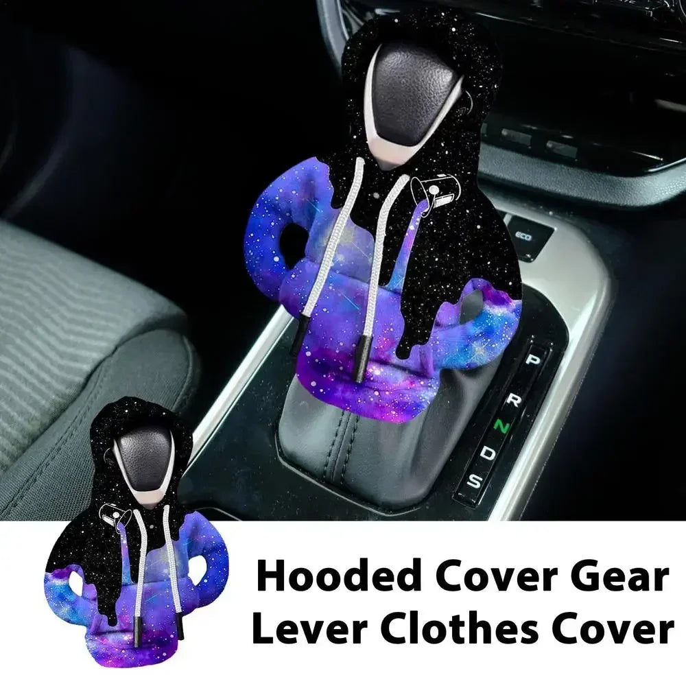 VIKEFON Car Manual Automatic Universal Shift Lever Interior Decor Gear Shift Hoodie Cover Shift Cover car Gear Handle Decoration