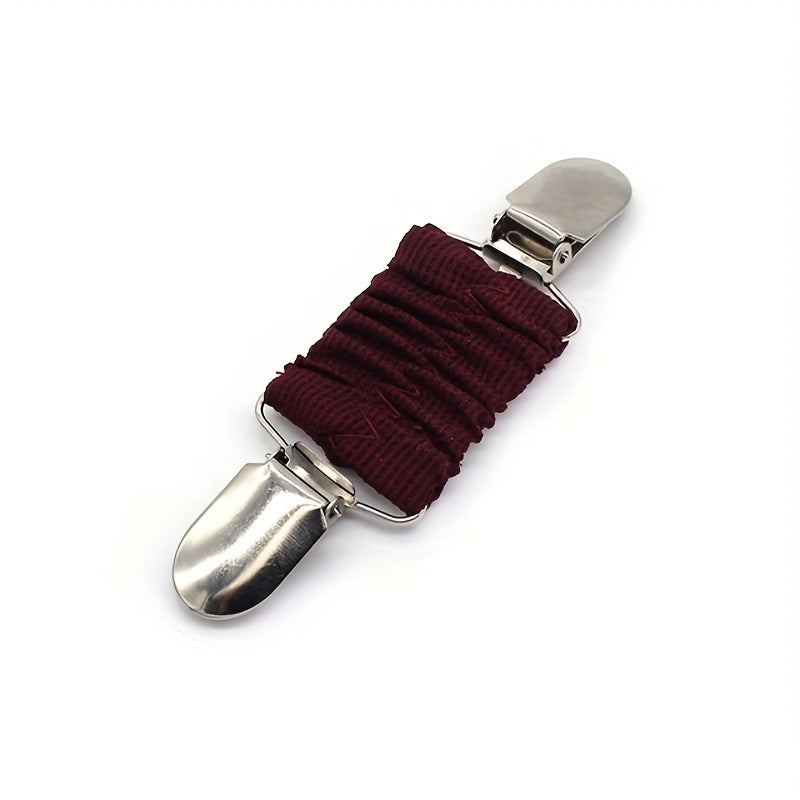 Elastic Clothes Clip Brooch Pins Sweater Shawl Cape Pins For Women Girls Clothing