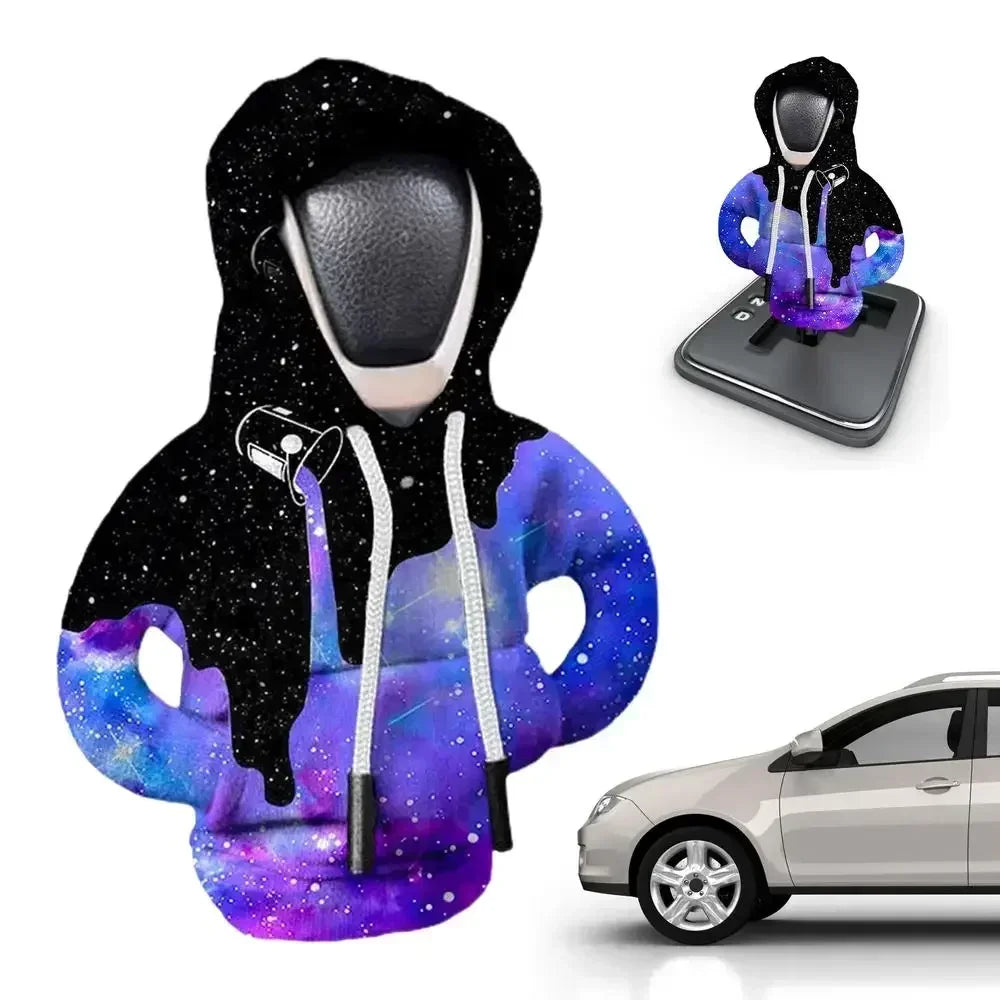 VIKEFON Car Manual Automatic Universal Shift Lever Interior Decor Gear Shift Hoodie Cover Shift Cover car Gear Handle Decoration