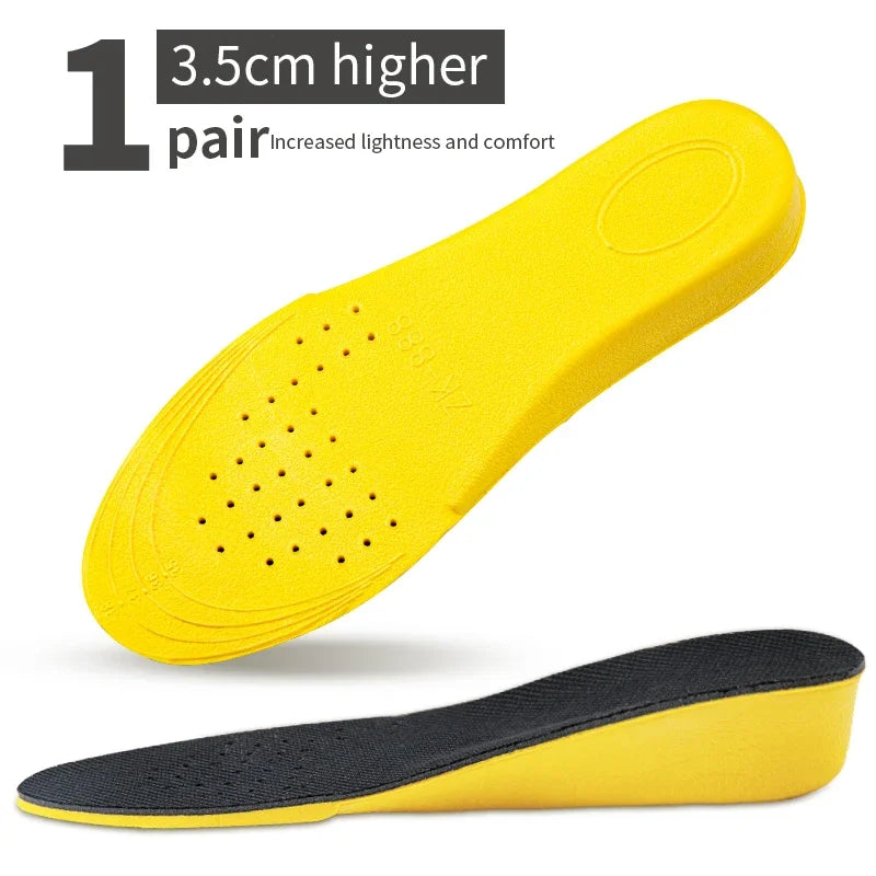 Height Increase Insoles For Men Women Invisiable Heightening Insoles Arch Support Orthopedic Insole Breathable Pads Shoe Padding