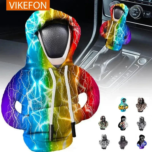 Car Manual Automatic Universal Shift Lever Interior Decor Gear Shift Hoodie Cover Shift Cover car Gear Handle Decoration