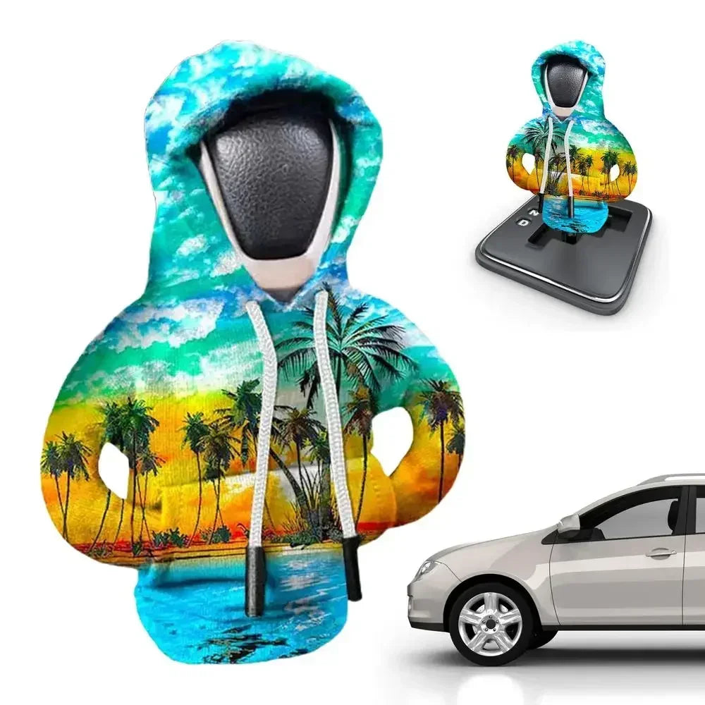 Car Manual Automatic Universal Shift Lever Interior Decor Gear Shift Hoodie Cover Shift Cover car Gear Handle Decoration