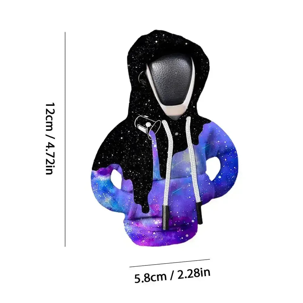 VIKEFON Car Manual Automatic Universal Shift Lever Interior Decor Gear Shift Hoodie Cover Shift Cover car Gear Handle Decoration