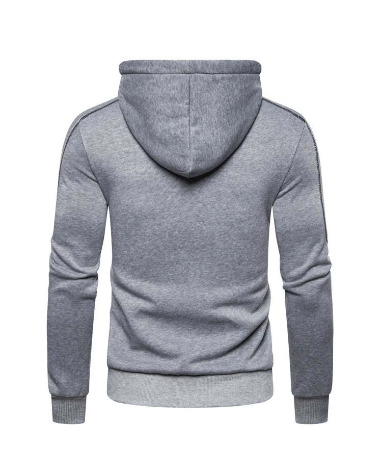 Men's Hoodie Black White Army Green Red Hooded Color Block Fleece Cool Casual Winter Clothing Apparel Hoodies Sweatshirts