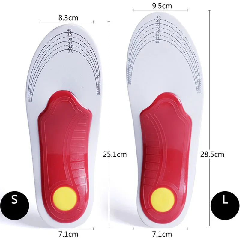 Orthopedic Insoles for Foot Sneakers Shoes Insole Men Women Arch Support Shoe Pads for Plantar fasciitis Feet Care