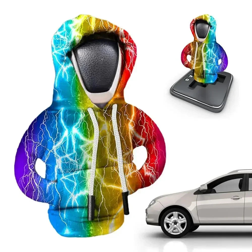 Car Manual Automatic Universal Shift Lever Interior Decor Gear Shift Hoodie Cover Shift Cover car Gear Handle Decoration