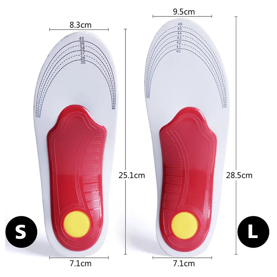 Orthopedic Insoles for Foot Sneakers Shoes Insole Men Women Arch Support Shoe Pads for Plantar fasciitis Feet Care