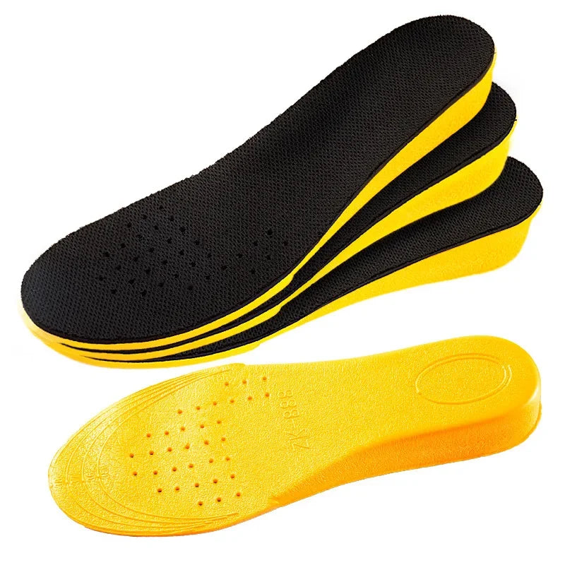 Height Increase Insoles For Men Women Invisiable Heightening Insoles Arch Support Orthopedic Insole Breathable Pads Shoe Padding