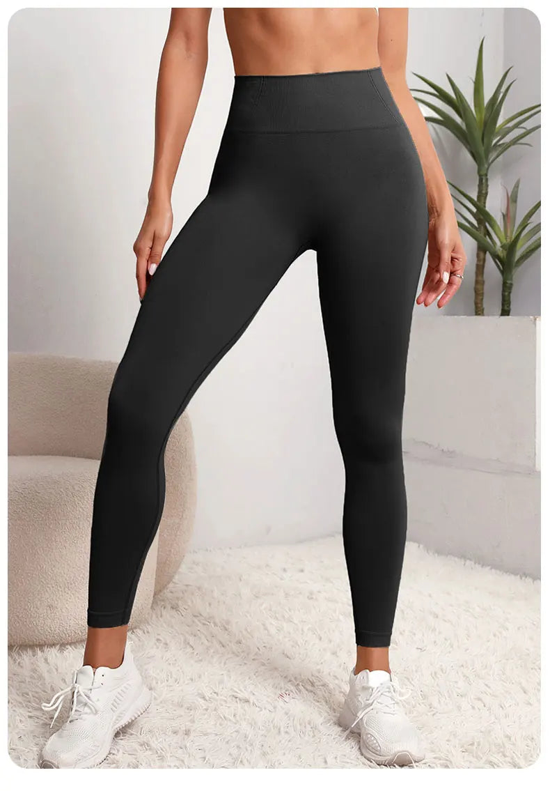 Women Seamless Hip Lifting Women Seamless Sports Leggings High Waist Fitness Leggings Push Up Yoga Leggings Gym Clothing Sports