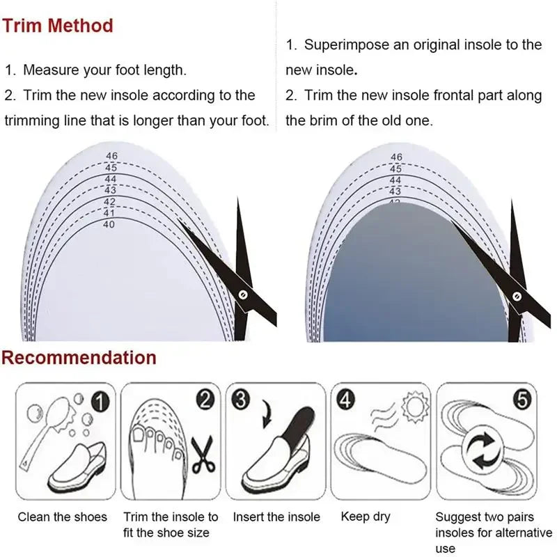 Orthopedic Insoles for Foot Sneakers Shoes Insole Men Women Arch Support Shoe Pads for Plantar fasciitis Feet Care