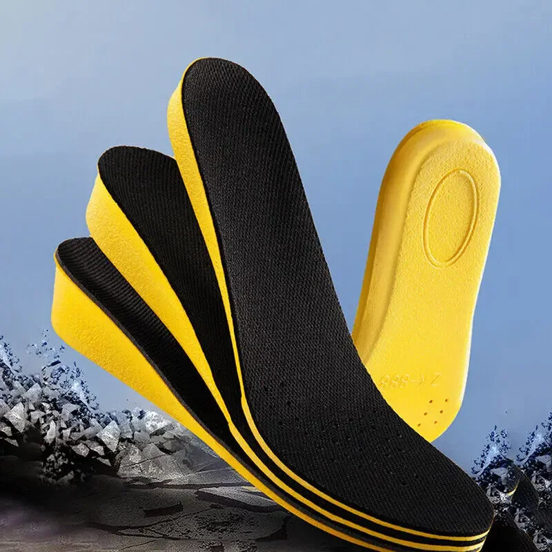 Height Increase Insoles For Men Women Invisiable Heightening Insoles Arch Support Orthopedic Insole Breathable Pads Shoe Padding