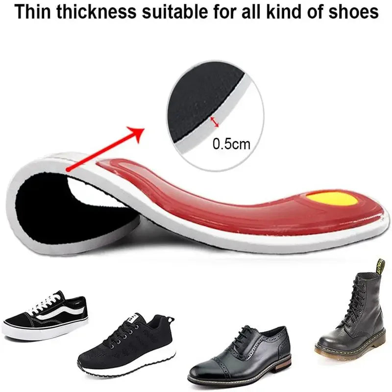 Orthopedic Insoles for Foot Sneakers Shoes Insole Men Women Arch Support Shoe Pads for Plantar fasciitis Feet Care