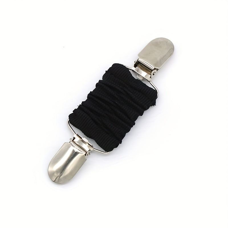 Elastic Clothes Clip Brooch Pins Sweater Shawl Cape Pins For Women Girls Clothing