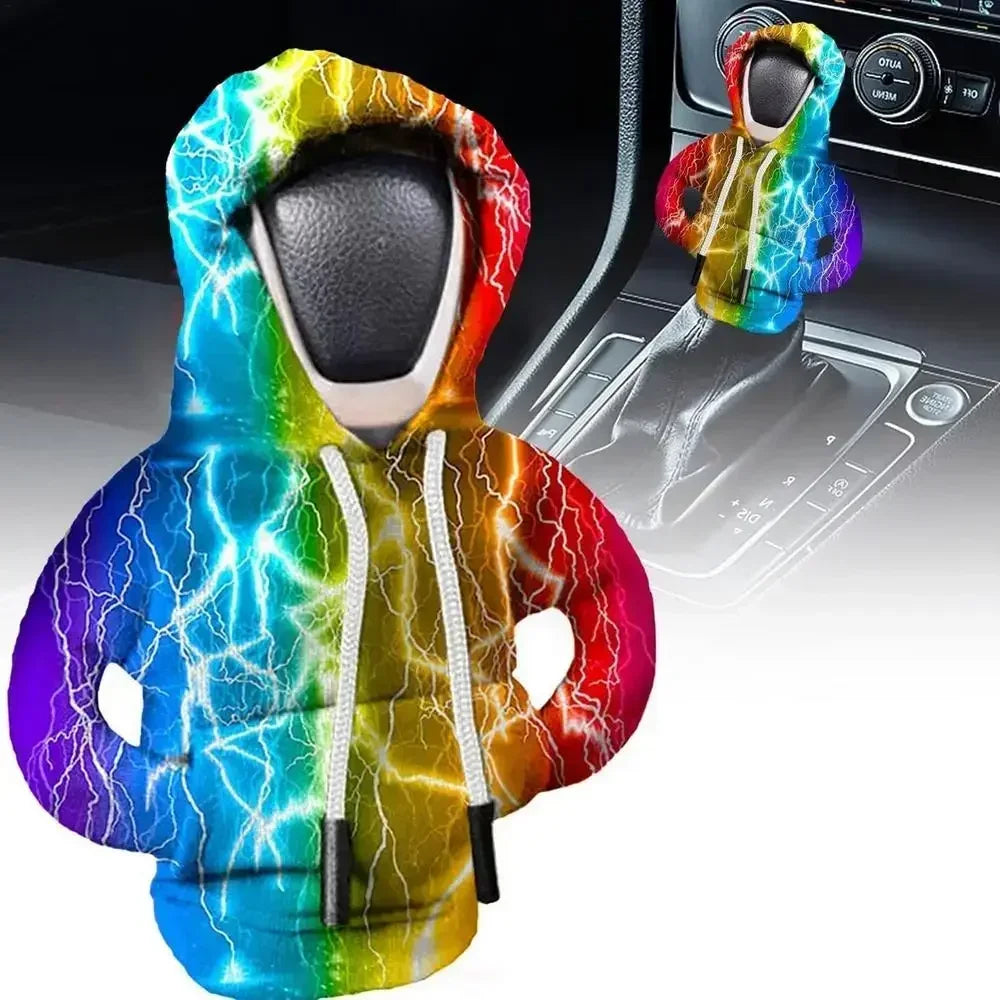 Car Manual Automatic Universal Shift Lever Interior Decor Gear Shift Hoodie Cover Shift Cover car Gear Handle Decoration