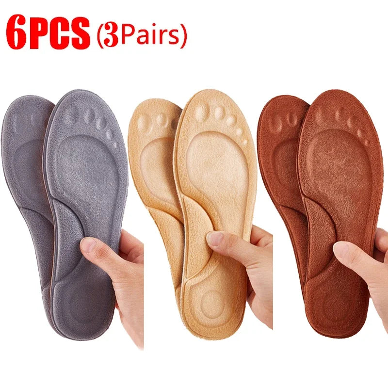 2Pairs Self Heating Insoles Thermostatic Thermal Insole Massage Memory Foam Arch Support Shoe Pad Heated Pads Winter Men Women